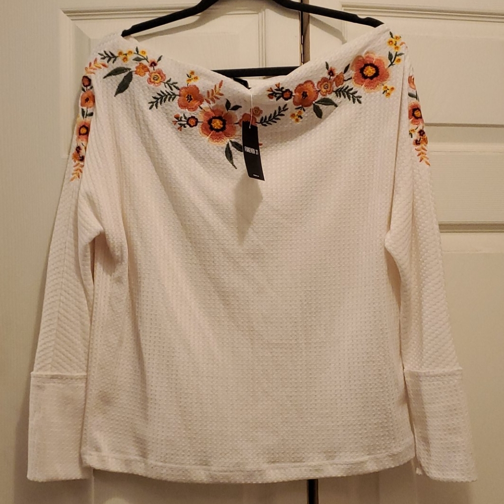 Off White/Off Shoulder top
